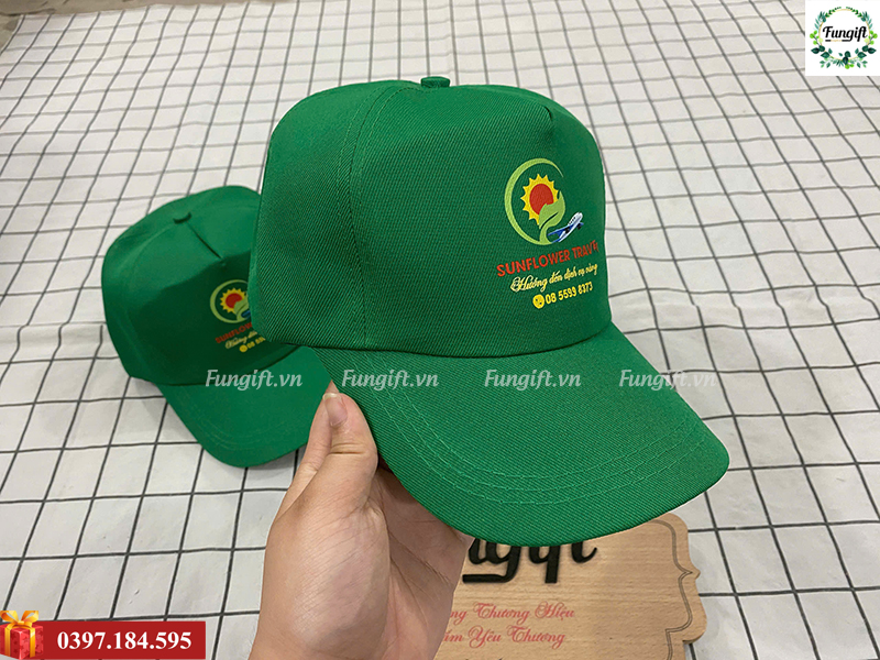 In mũ đồng phục công ty