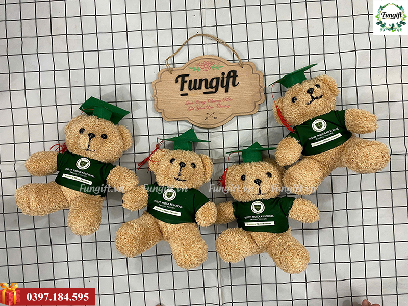 Quà tặng gấu bông in logo