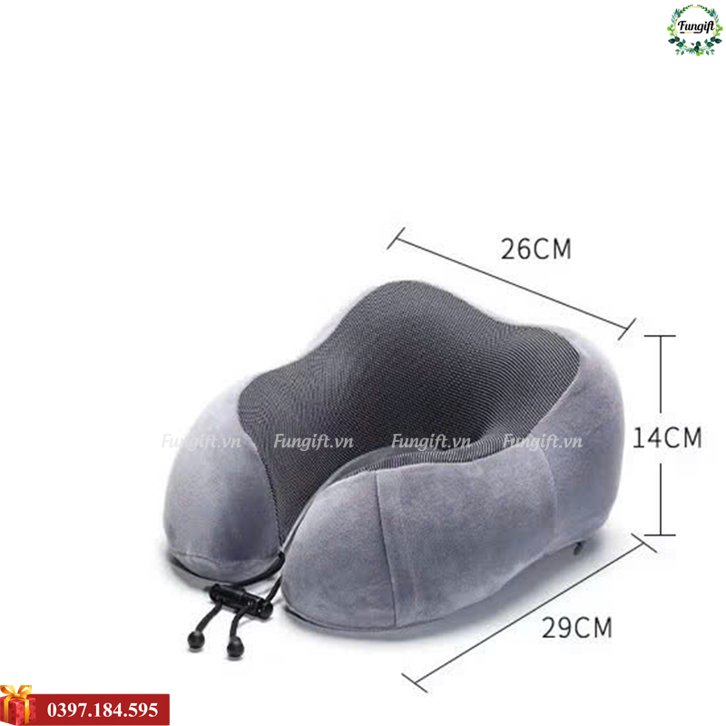 Gối kê cổ chữ U đi du lịch, ngồi ô tô, văn phòng
