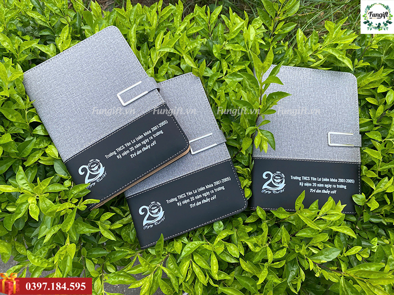 In sổ bìa da