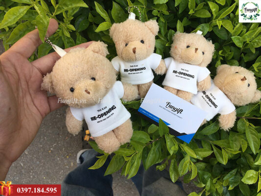 Làm móc khoá gấu bông theo yêu cầu Hà Nội