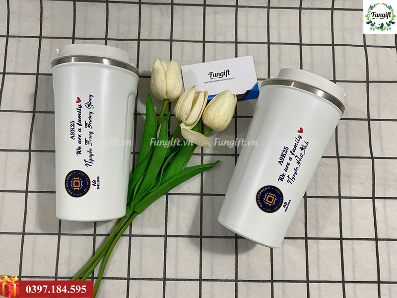 Quà tặng sự kiện bình giữ nhiệt in logo