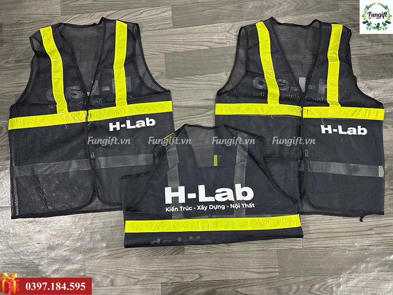 Xưởng may áo gile lưới bảo hộ lao động có phản quang