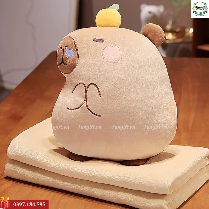 Capybara nhồi bông may in giá rẻ