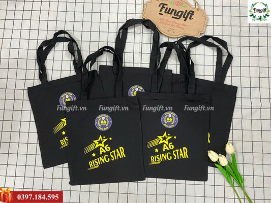 May túi vải canvas in logo