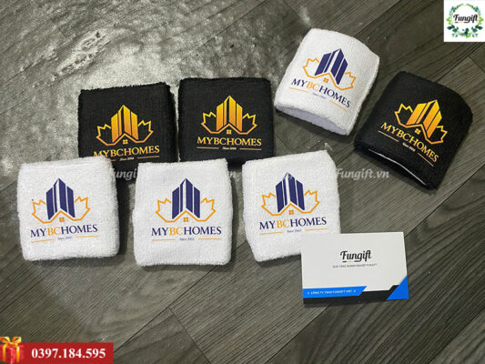 Băng đô thể thao đeo tay in logo