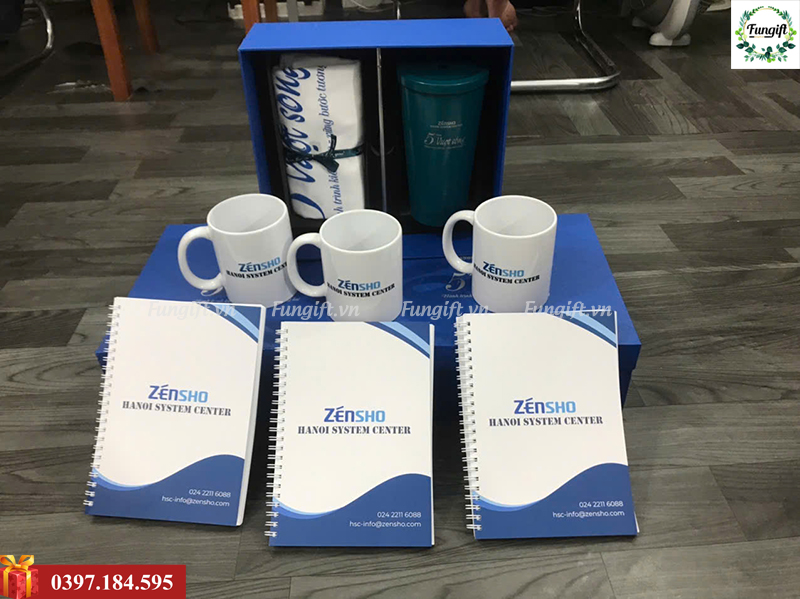 Bộ quà tặng doanh nghiệp in logo công ty