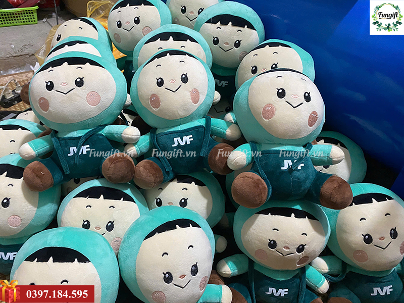 Gấu bông in logo làm quà tặng