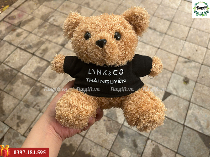 Gấu bông in logo tặng khách hàng