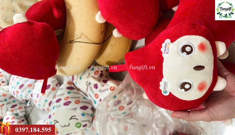 Gấu bông làm quà tặng nhãn hàng