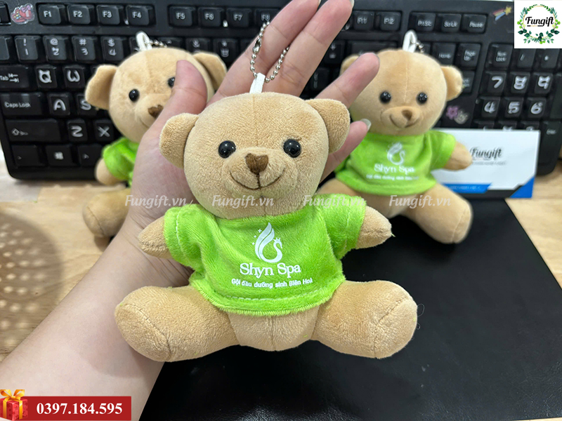 Gấu bông móc khoá doanh nghiệp