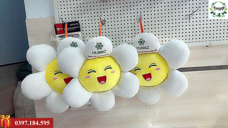 Gấu bông thêu logo làm quà tặng doanh nghiệp