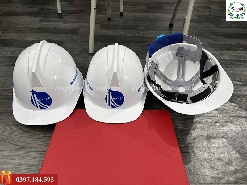 In logo mũ nón bảo hộ lao động trực tiếp lấy nhanh tại Hà Nội
