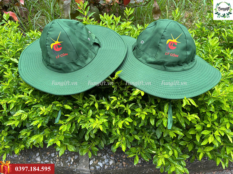 May nón tai bèo in logo làm quà tặng doanh nghiệp