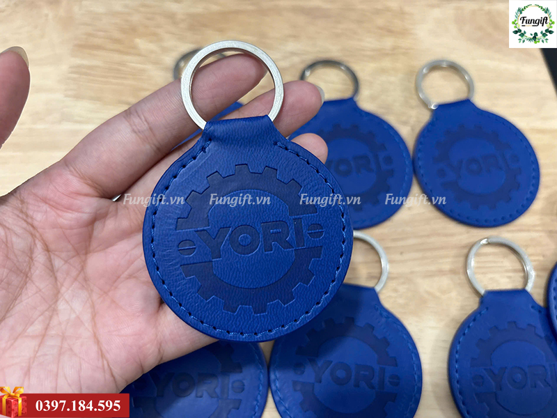 Móc khoá da quà tặng doanh nghiệp