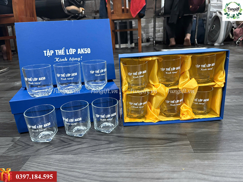 Nhận in ly thuỷ tinh số lượng ít