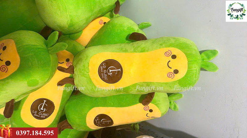 Quả bơ bông gối ôm dài