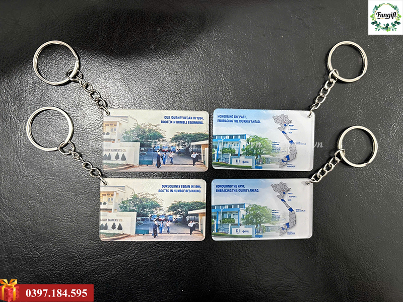 Sản xuất móc khoá theo yêu cầu