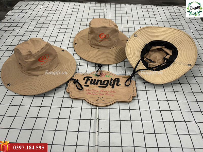 Xưởng sản xuất mũ tai bèo in logo