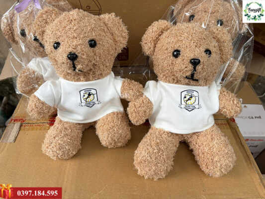 Gấu bông in logo giá rẻ