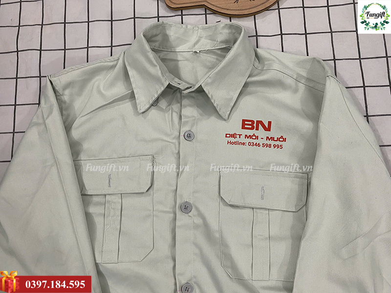In logo lên đồ bảo hộ
