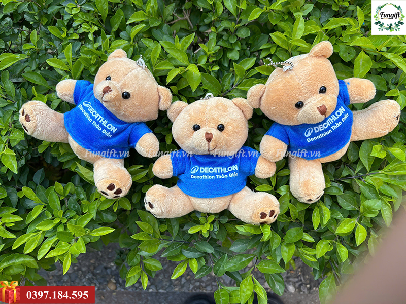 Xưởng in móc khóa gấu bông Hà Nội