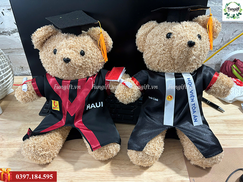 Gấu bông cử nhân tốt nghiệp cho trường đại học