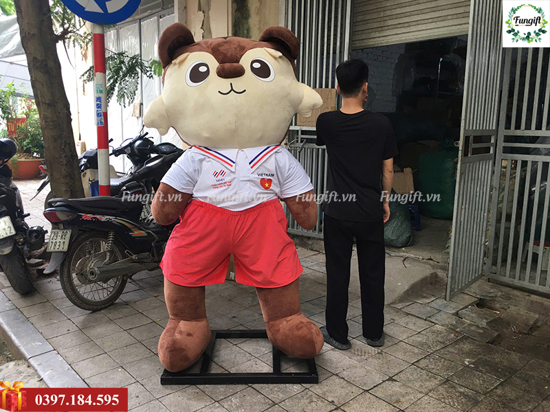 Gấu bông trưng bày sự kiện theo yêu cầu