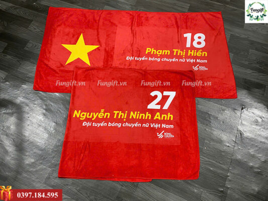 In cờ đội bóng