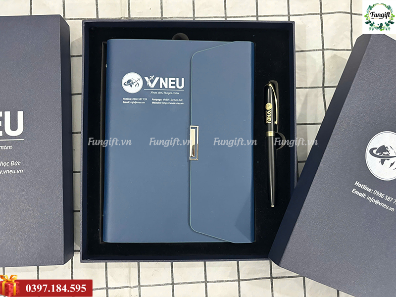 Giftset sổ bút in theo yêu cầu