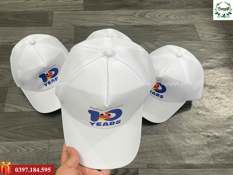 In mũ lưỡi trai làm quà tặng