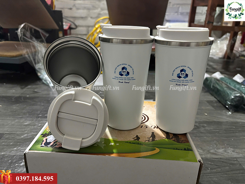 Quà tặng cốc giữ nhiệt in logo
