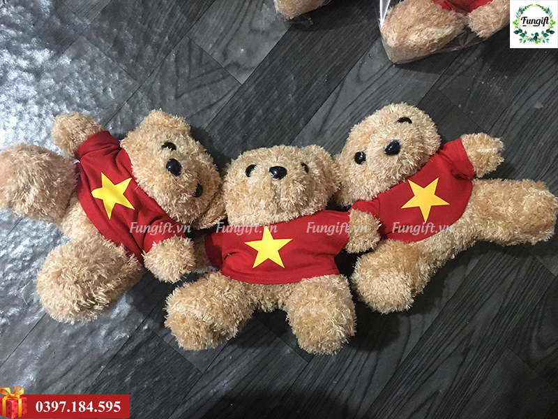 In logo lên gấu bông theo yêu cầu