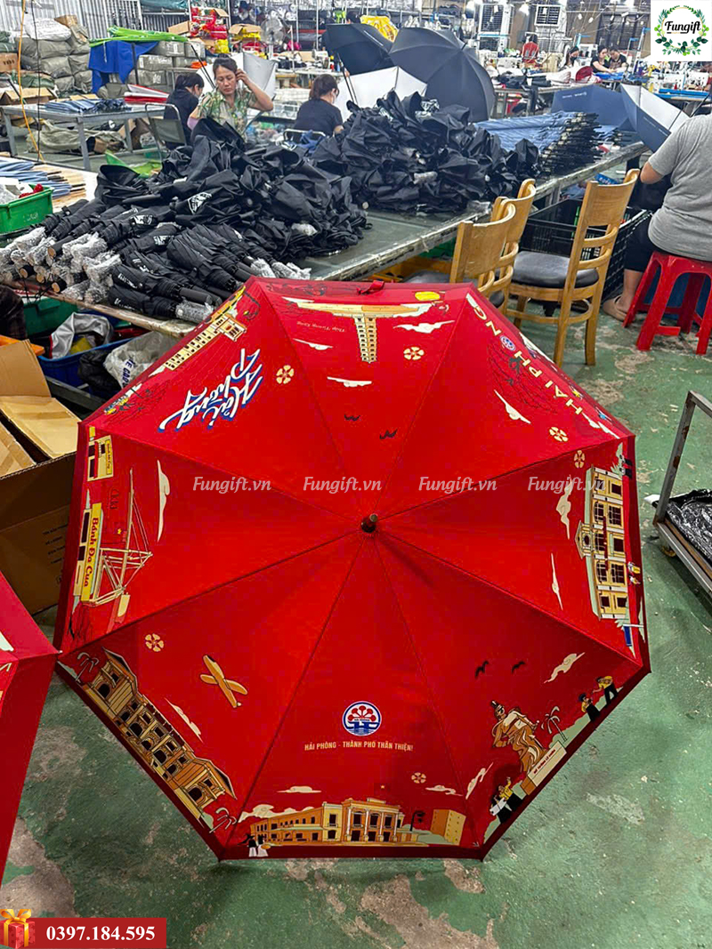 Xưởng gia công ô dù cầm tay
