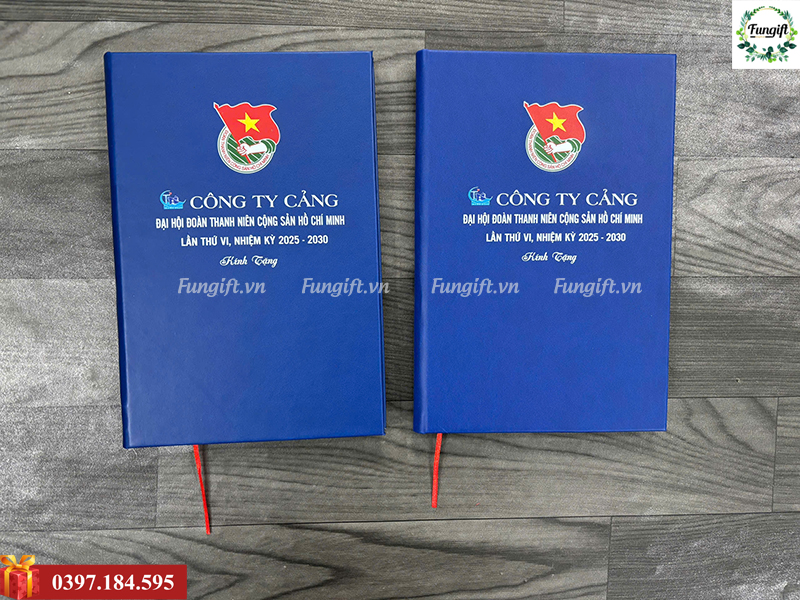 Xưởng in sổ bìa da theo yêu cầu