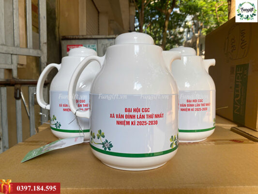 Phích giữ nhiệt in logo theo yêu cầu