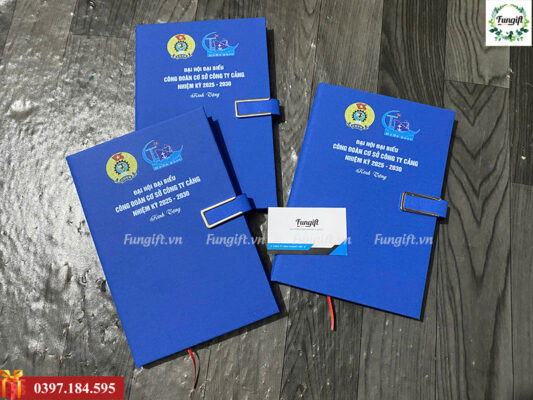 Sổ da quà tặng đại hội