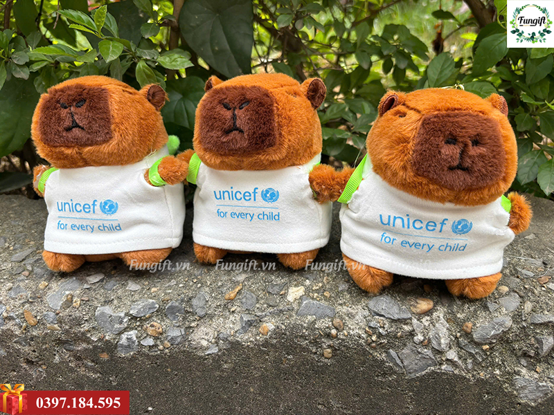 Capybara móc khóa in theo yêu cầu