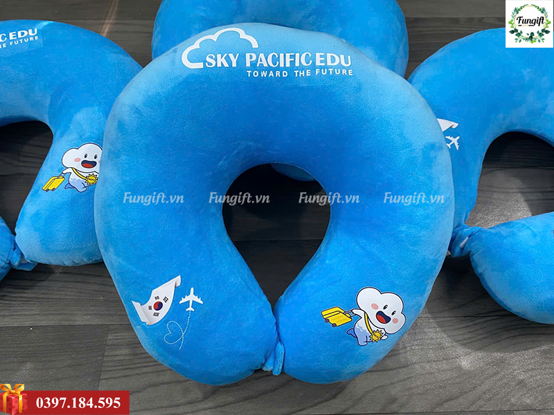 Gối kê cổ chữ U in logo theo yêu cầu