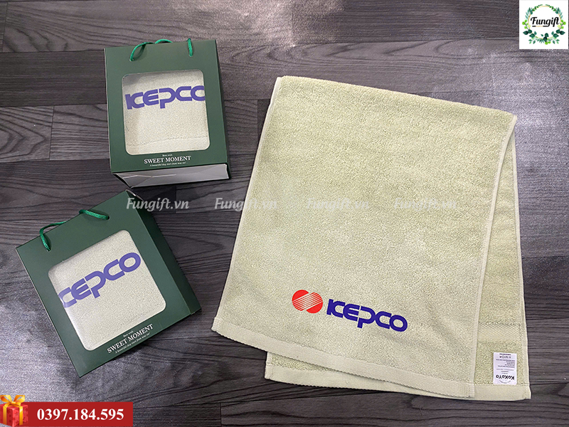 Khăn quà tặng công ty doanh nghiệp in logo