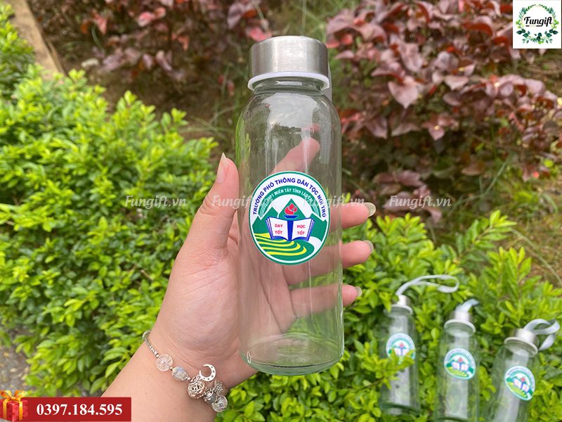 Cung cấp bình thủy tinh in logo