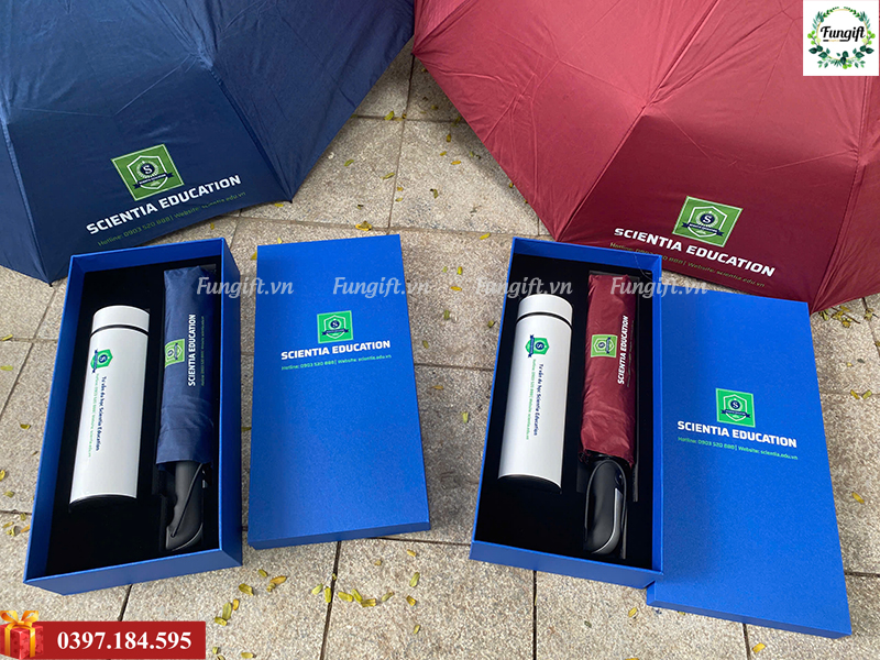 Set bình ô in logo làm quà tặng