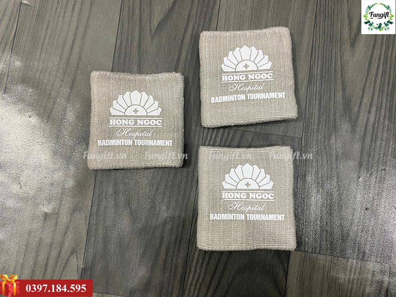 Băng cổ tay thể thao thấm mồ hôi cổ tay in logo theo yêu cầu