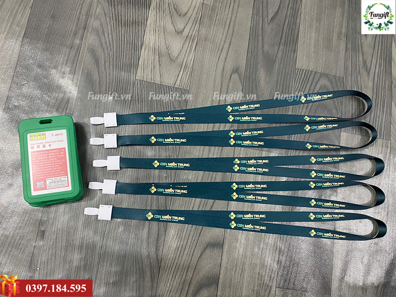 Dây thẻ kèm bao in logo công ty
