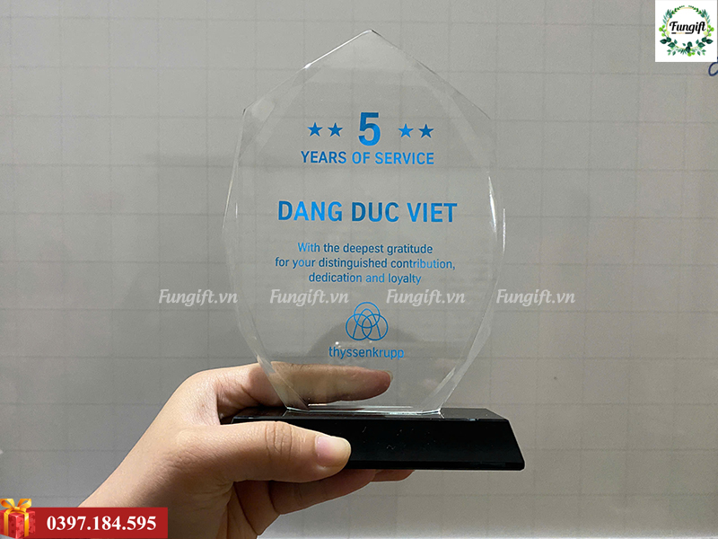 Kỷ niệm chương làm theo yêu cầu