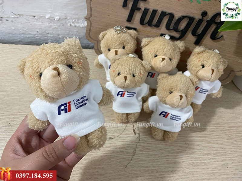 Làm móc khoá gấu bông theo yêu cầu TPHCM