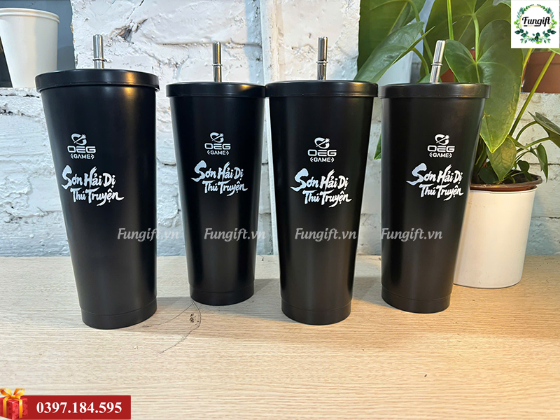 Ly giữ nhiệt quà tặng in khắc logo theo yêu cầu