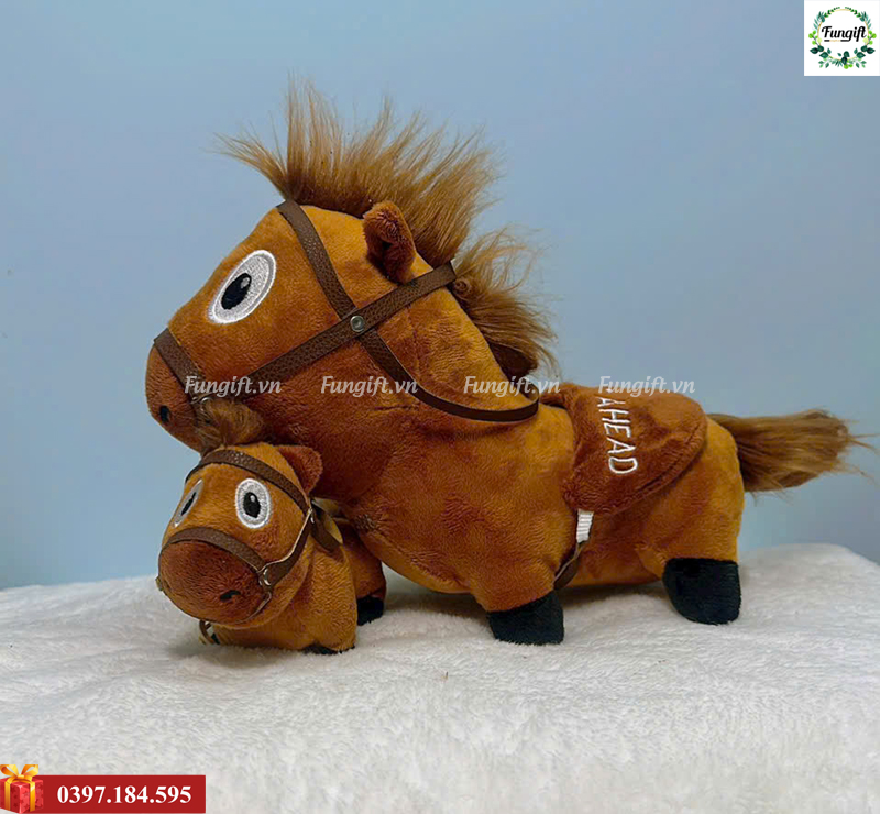 Ngựa bông tiểu hà mã giá rẻ