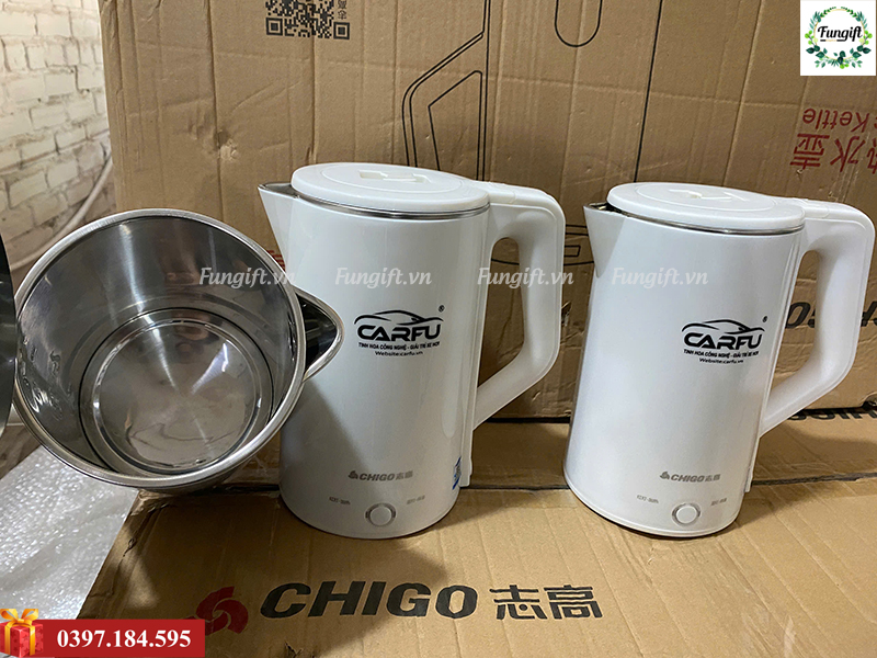 In logo thương hiệu lên ấm siêu tốc