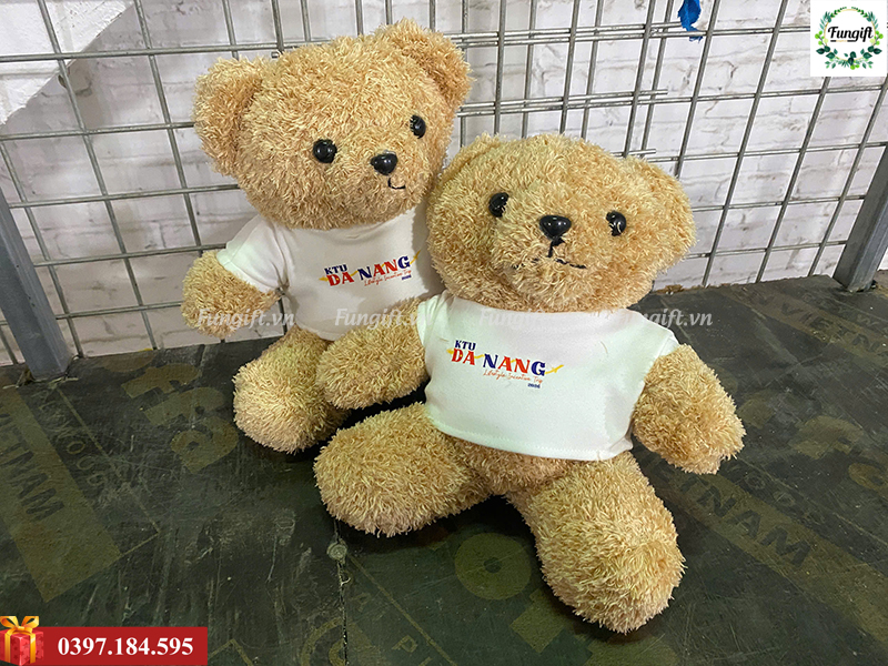 Mẫu gấu nhồi bông in theo yêu cầu